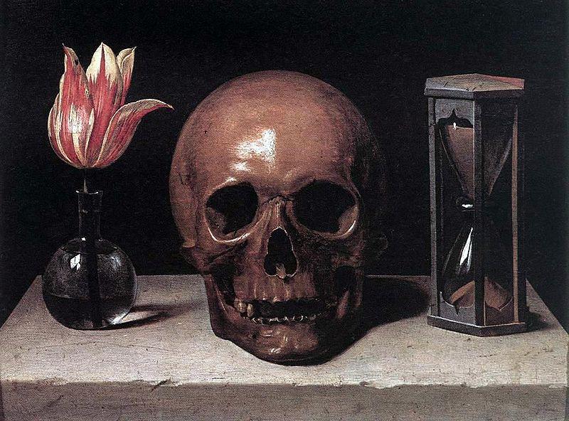 Philippe de Champaigne Still Life with a Skull France oil painting art